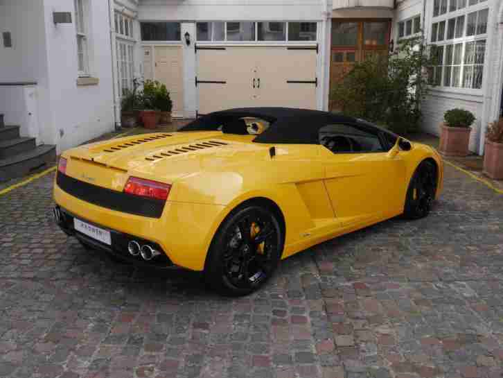 2011 Lamborghini Gallardo LP 560-4 SPYDER 2011/11 Petrol yellow Manual