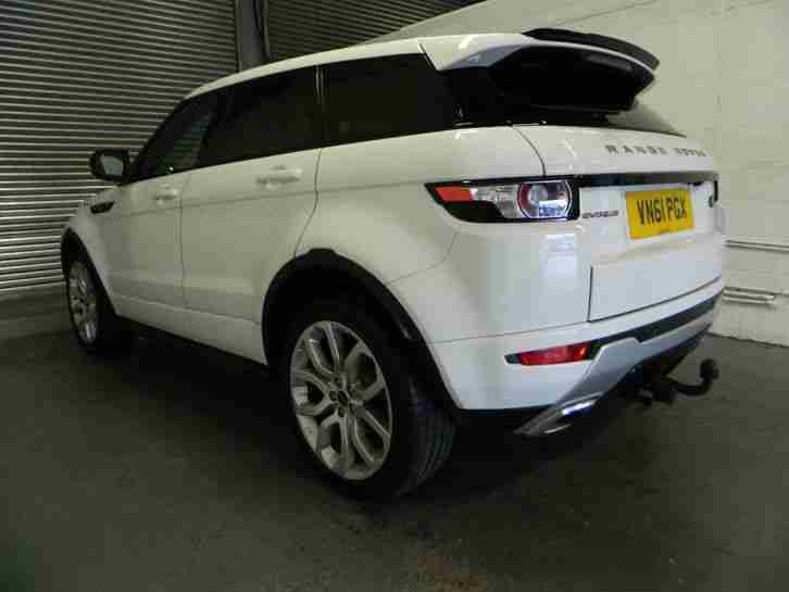 2011 Land Rover Range Rover Evoque 2.2SD4 auto Dynamic, DIESEL 4X4 WHITE,