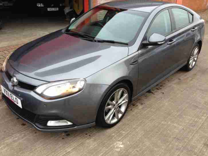 2011 MG6 TSE 1.8 Turbo 37k miles FSH Grey Leather Nav Park Assist Camera AC CD