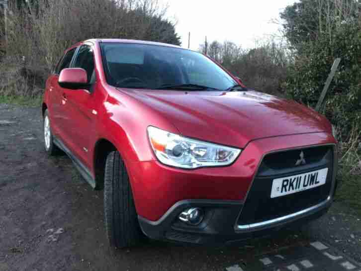 2011 MITSUBISHI ASX 3 CLEARTEC 1.8 DID 4X4 AUG MOT FSH 152K 6 SPEED MANUAL