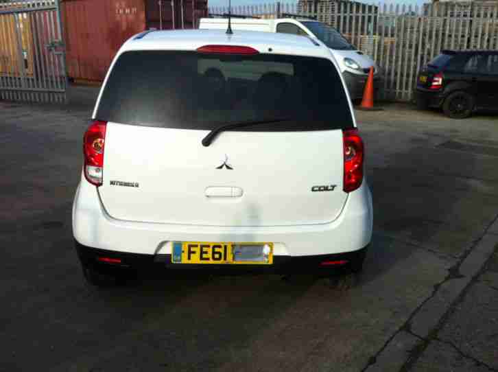 2011 MITSUBISHI COLT CZ2 AUTO WHITE.LOW MILES ANY TRIAL WOULD PART EX VW CAMPER