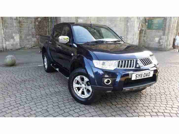 2011 MITSUBISHI L200 WARRIOR DCB DI D 4X4 BLUE Low miles