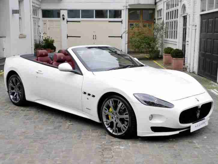 2011 Maserati GranCabrio Sport Auto 11/61 Petrol White Automatic