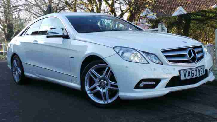2011 Mercedes-Benz E350 3.0 CDI Auto CDI Sport BLUEEFFIENCY DIESEL PEARL WHITE