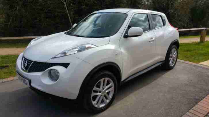 2011 NISSAN JUKE ACENTA PREMIUM WHITE