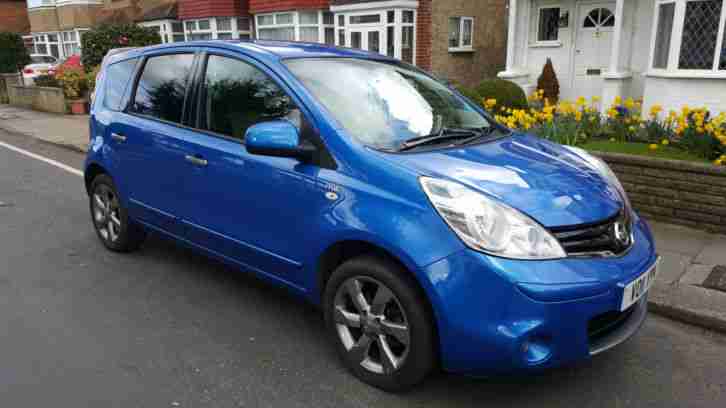 2011 NISSAN NOTE N-TEC BLUE WITH FULL SERVICE HISTORY ONLY £3,495 ONO