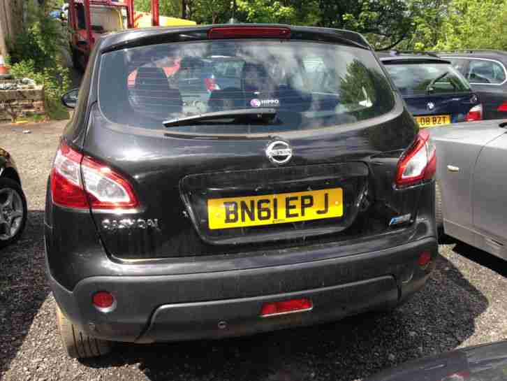 2011 NISSAN QASHQAI ACENTA DCI BLACK NON RUNNER SPARES OR REPAIR