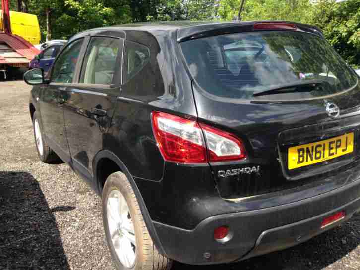 2011 NISSAN QASHQAI ACENTA DCI BLACK NON RUNNER SPARES OR REPAIR