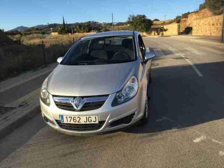 2011 OPEL CORSA (VAUXHALL) ECO 1 LITRE 3 DOOR LEFT HAND DRIVE IN SPAIN