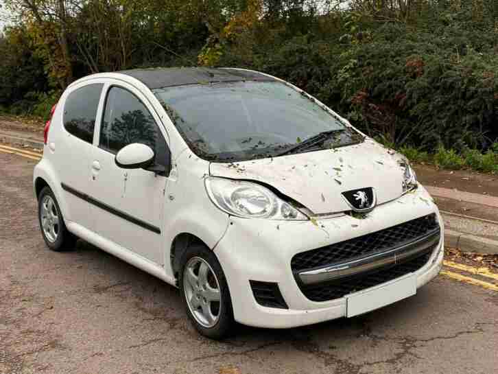 2011 Peugeot 107 1.0 + SPARES OR REPAIR + DAMAGED SALVAGE +