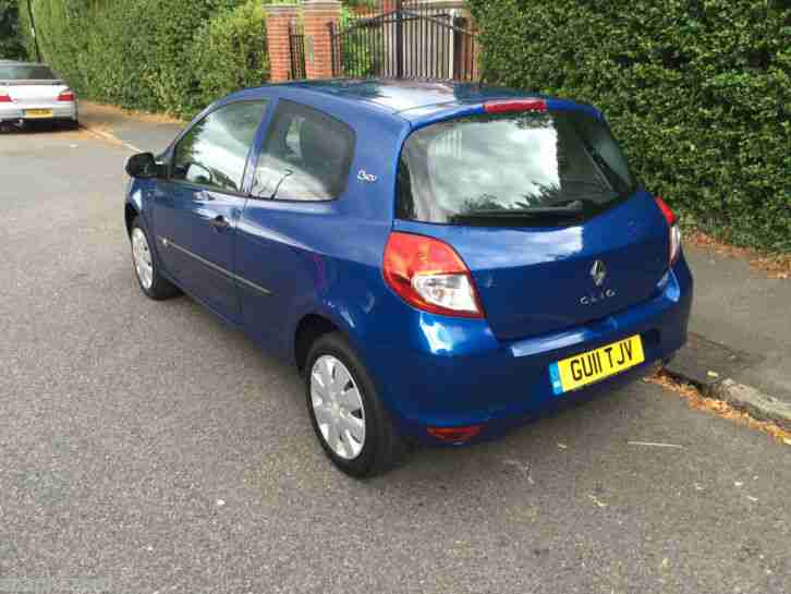 2011 RENAULT CLIO BIZU 1.2 16v ONE OWNER FSH 33K MILES MOT 2017 BLUETOOTH iPod