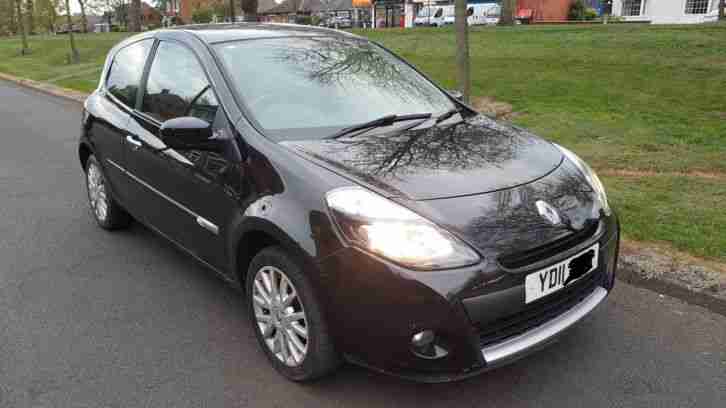 2011 RENAULT CLIO DYNAMIQUE TOMTOM 16V BLACK