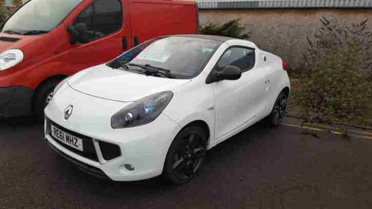 2011 RENAULT WIND ROADSTER GT LINE TCE WHITE Repairable Salvage