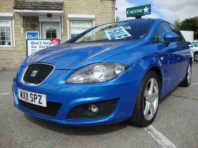 2011 SEAT LEON 1.4 TSI SPORT 5DR 17 INCH ALLOYS SPRINT BLUE