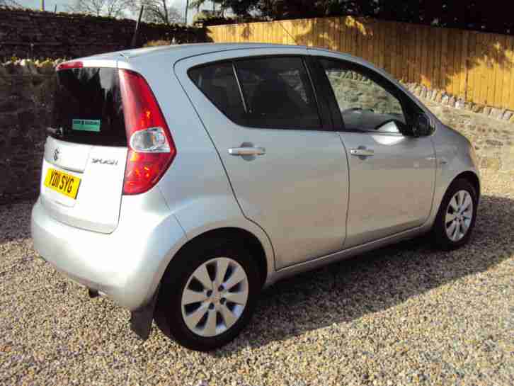 2011 SUZUKI SPLASH DDIS SILVER,VGC THROUGHOUT,SERVICE HISTORY,FULL MOT ONLY 39K