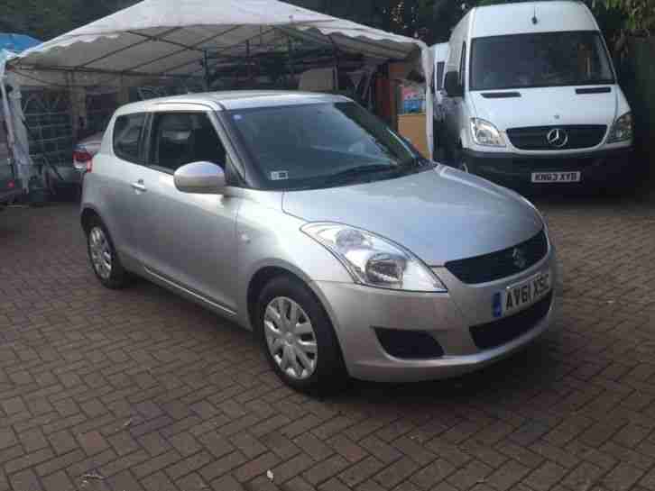 2011 SUZUKI SWIFT SZ2 SILVER 45.000 MILES 2 KEYS FSH FROM MAIN DEALER!!