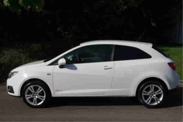 2011 Seat Ibiza SC 1.4 16V 85PS SE Copa 3-Door White