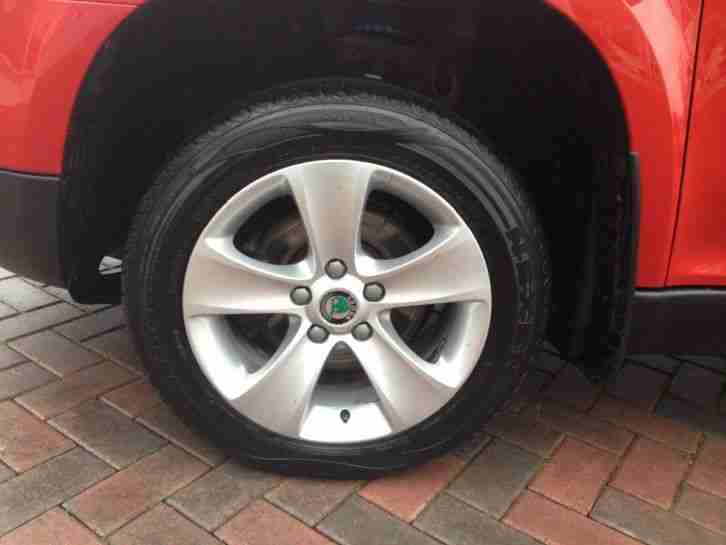 2011 Skoda Yeti 1.6TDi SE 105 Greenline Diesel Red Manual