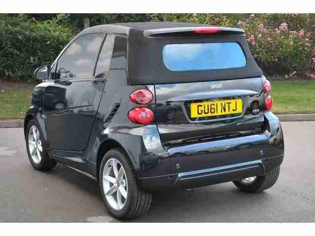 2011 Smart Fortwo Cabrio Pulse Mhd 2Dr Softouch Auto [2010] Petrol Cabriolet