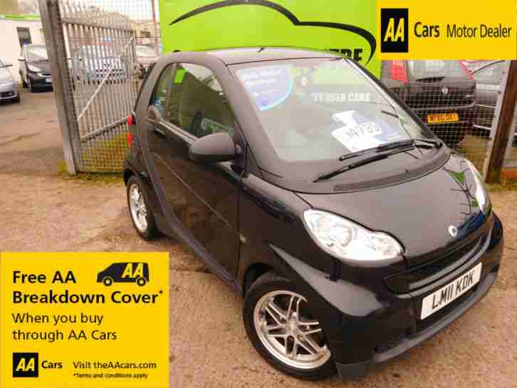 2011 Smart fortwo 0.8cdi ( 54bhp ) Passion Ice Black Edition FREE AA COVER