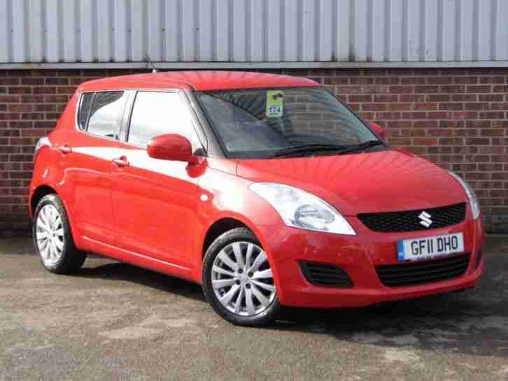 2011 Suzuki Swift 1.2 1.2 SZ3 5dr Petrol Red Manual