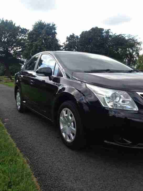 2011 TOYOTA AVENSIS T2 D-4D BLACK, tax and test, fsh, 68k, 1 owner, warranty