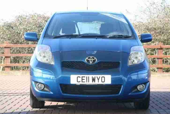 2011 Toyota Yaris 1.33 VVT-i T Spirit Nav 5dr [6] Petrol Blue Manual