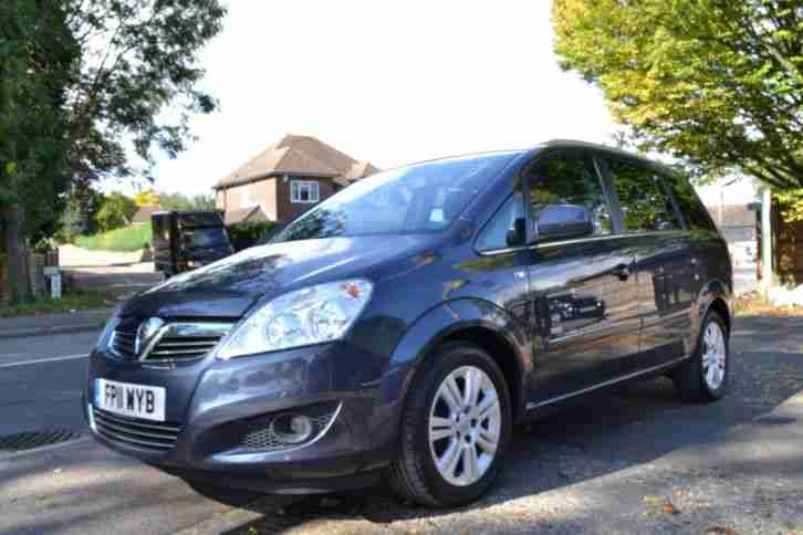 2011 VAUXHALL ZAFIRA 1.8I DESIGN 7 SEATER MPV