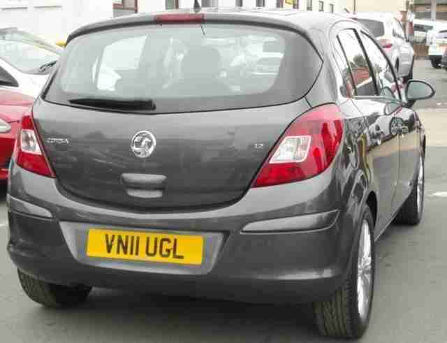 2011 Vauxhall Corsa SE Petrol Grey Manual
