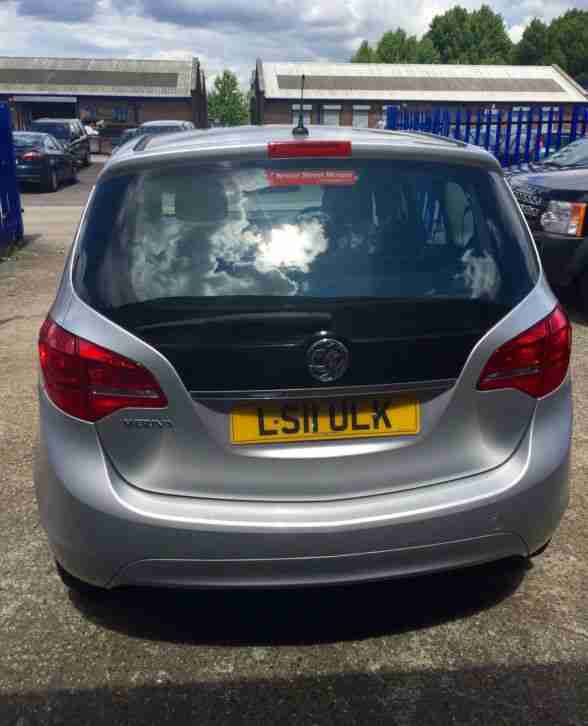 2011 Vauxhall Meriva Exclusiv 1.4L Petrol, Manual Gear 1 owner 32100 miles