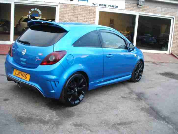 2011 Vauxhall/Opel Corsa 1.6i 16v Turbo VXR Blue 3d