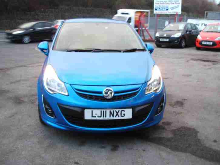 2011 Vauxhall/Opel Corsa 1.6i 16v Turbo VXR Blue 3d