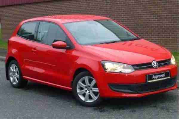 2011 Volkswagen Polo 1.6 TDI SE (75 PS) Red