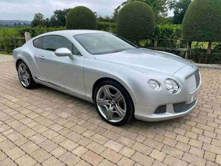 2011 FACELIFT BENTLEY CONTI GT W12 MULLINER SILVER BLACK 35K MLS FSH V NICE