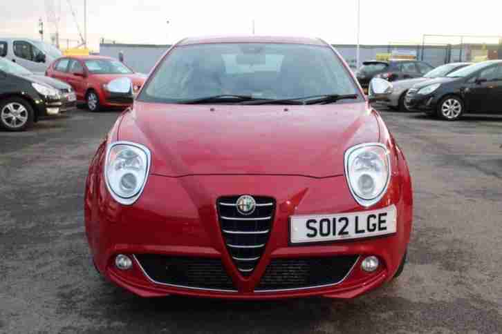 2012 12 ALFA ROMEO MITO 0.9 TWINAIR DISTINCTIVE 3D 85 BHP