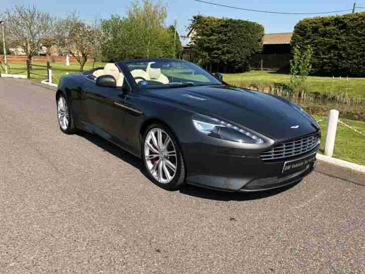 2012 12 Aston Martin DB9 Virage 6.0 V12 Volante, Quantium Silver Truffle Cream