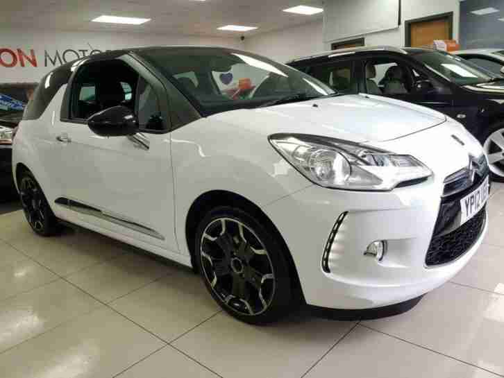 2012 12 CITROEN DS3 1.6 E HDI DSTYLE PLUS 3D+ZERO ROAD TAX+SERVICE HISTORY+CLIMA