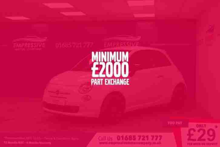 2012 12 FIAT 500 0.9 TWINAIR PLUS 3D 85 BHP