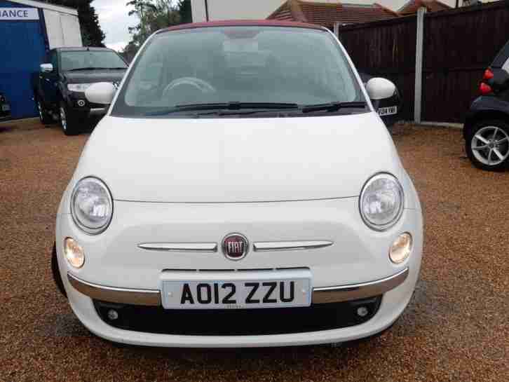2012 12 Fiat 500C 1.2 Lounge 2dr - rac dealer