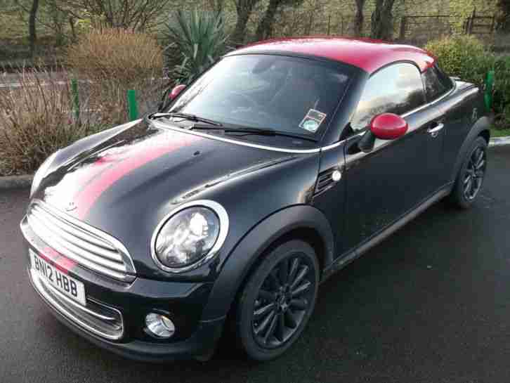 2012 12 Mini 1.6 Coupe Cooper Chili Pack 26k FMSH 1 Owner LOW MILEAGE