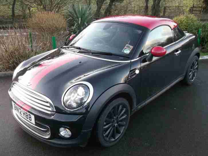 2012 12 Mini 1.6 Coupe Cooper Chili Pack - 26k FMSH - 1 Owner - LOW MILEAGE