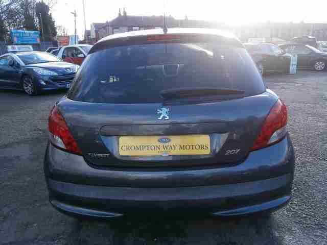 2012 12 PEUGEOT 207 1.4 SPORTIUM 3D 74 BHP