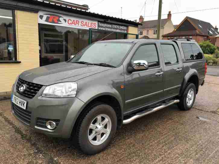 2012 12 Plate Great Wall Steed 2.0TD 4X4 SE , Grey, 25k, superb condition