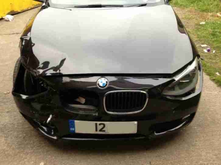2012 12 REG BMW 116D SE 2.0 AUTO Front corner damaged salvage