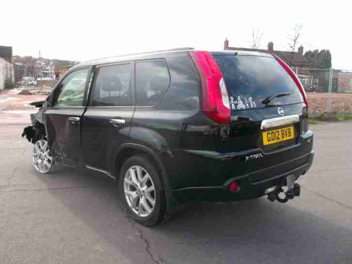 2012 12 REG NISSAN X-TRAIL 2.0dCi TURBO DIESEL TEKNA CAT-D DAMAGED SALVAGE