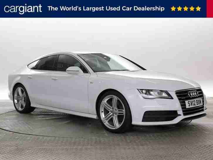 2012 (12 Reg) Audi A7 3.0 TDi Quattro S Line Sportback S Tronic White 5 STANDARD