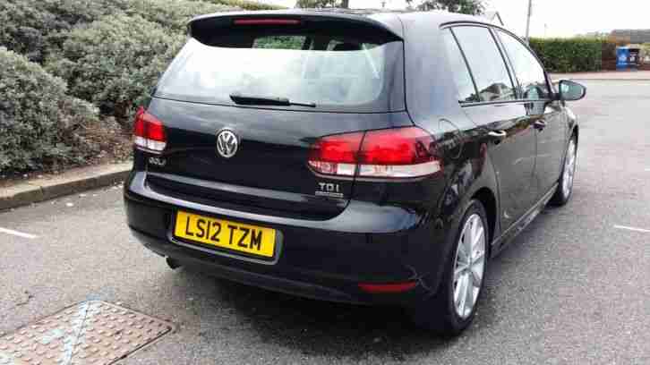2012 12 Reg VW Golf Tdi Bluemotion Black 6k Miles cat d Fully repaired Superb