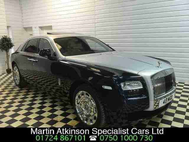 2012 12 Rolls Royce Ghost 6.6 V12 (563bhp) Only 12,900 Miles £50,000 of Options