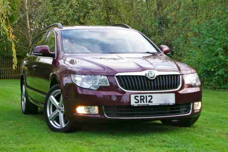 2012 12 SKODA SUPERB 2.0TDi 140 HP ELEGANCE 6 SPEED MANUAL ESTATE HEATED SEATS