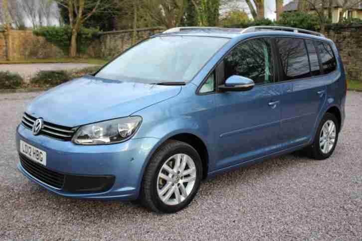 2012 12 VOLKSWAGEN TOURAN 1.6 SE TDI DSG 5D AUTO 106 BHP DIESEL